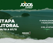 Com início nesta sexta-feira (29) e término no domingo (7), os Jogos de Aventura e Natureza (JANS) - Etapa Litoral preveem intensa programação ao longo dos  fins de semana. O evento é organizado pelo Governo do Paraná, por meio da Superintendência do Esporte em parceria com as Federações Esportivas do Paraná. - Curitiba, 27/10/2021 - Foto: Paraná Esporte