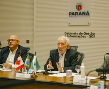 28.10.2021 - Vice Governador Darci Piana em reunião com representantes do Canadá.
Foto Gilson Abreu/AEN