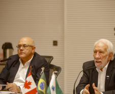 28.10.2021 - Vice Governador Darci Piana em reunião com representantes do Canadá.
Foto Gilson Abreu/AEN