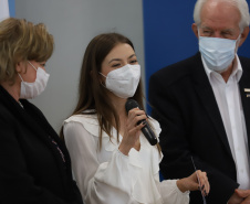 O vice governador Darci Piana e o o superintendente da Ciência, Tecnologia e Ensino Superior, Aldo Bona participam, nesta quinta-feira (28), da entrega do 34 Premio Paranaense de Ciencia e Tecnologia,  no Palacio Iguacu.   Curitiba, 28/10/2021 -  Foto: Geraldo Bubniak/AEN