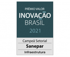 Sanepar conquista 1.º lugar em inovação do setor de infraestrutura do País  -  Curitiba, 29/10/2021 - Foto: Sanepar