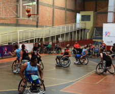 Londrina recebeu a 9ª edição dos PARAJAPS - Jogos Paradesportivos do Paraná neste final de semana. A competição marcou o retorno das atividades paradesportivas no Estado, paralisadas com a pandemia. Mais de 1.600 pessoas participaram, entre atletas, técnicos e dirigentes. - Curitiba, 01/11/2021 - Foto: Paraná Esporte