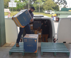 Estado recebe novas doses de vacinas contra a Covid-19 para adolescentes . Foto: Américo Antonio/SESA