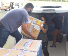 Estado recebe novas doses de vacinas contra a Covid-19 para adolescentes . Foto: Américo Antonio/SESA