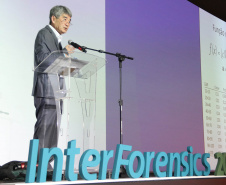 Especialistas nacionais e internacionais fomentam técnicas e o uso da tecnologia para a ciência forense na InterForensics 2021 - Foz do Iguaçu, 05/11/2021 - Foto: SESP-PR