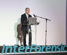 Especialistas nacionais e internacionais fomentam técnicas e o uso da tecnologia para a ciência forense na InterForensics 2021 - Foz do Iguaçu, 05/11/2021 - Foto: SESP-PR