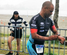 Muita disputa e adrenalina marcaram o final de semana com competições na terra, água e mar, nos Jogos de Aventura e Natureza - Etapa Litoral. No domingo (7) encerraram as competições nas modalidades de bodyboarding, beach tênis, parapente, aquathlon, corrida de aventura e ciclismo. -  Curitiba, 08/11/2021 - Foto: Paraná Esporte