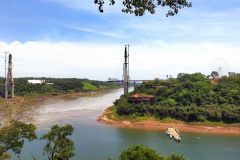 Obras da Ponte da Integração Brasil-Paraguai atingem 73% de execução Foto: Stela Guimarães/Itaipu Binacional