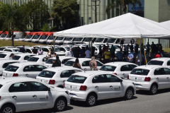 Estado entrega 108 veículos para municípios da Região Metropolitana de Curitiba