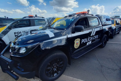 Paraná é contemplado com R$ 12,1 milhões em viaturas, capacetes e acessórios do Ministério da Justiça e Segurança Pública - Brasília, 25/11/2021 - Foto: SESP-PR