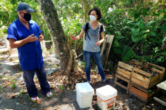 Portos do Paraná apresenta projeto de implantação de composteira a professores na Ilha do Mel