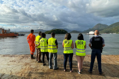 Fiscalização da travessia do Ferry Boat em Guaratuba durante a operação verão 2022