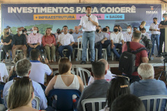 Governador libera R$ 28 milhões para escola, unidades de saúde e infraestrutura em Goioerê