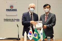 Paraná e Coreia do Sul estreitam laços com visita de embaixador ao Paraná