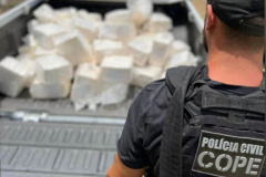 PCPR apreende 240 quilos de cocaína e prende cinco pessoas em Curitiba e RMC