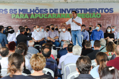 GOVERNADOR ANUNCIA PACOTE DE NOVOS INVESTIMENTOS PARA APUCARANA E REGIÃO