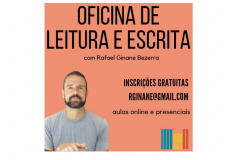 as turmas da oficina gratuita de leitura e escrita