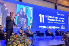 Governador Carlos Massa Ratinho Junior participa do 11º Encontro de Líderes Representantes do Sistema Confea/Crea e Mútua.