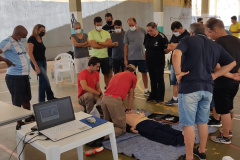 Secretaria de Justiça realiza curso de combate a incêndios e técnicas de primeiros socorros para servidores das unidades socioeducativas