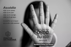 Portos do Paraná lança campanha contra assédio