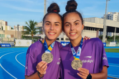 “Gêmeas Corredoras” do Paraná conquistam medalha de ouro e vaga para disputar o Gymnasiade na França 2022