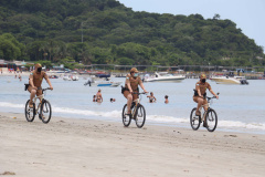 Ciclopatrulhamento da PM aumenta mobilidade das equipes no atendimento ao cidadão no Litoral durante o verão 