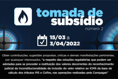 Tomada de subsídio recebe contribuições sobre restituição de tributos aos consumidores de gás canalizado