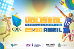 Estado do Paraná é sede do Campeonato Brasileiro Escolar de Voleibol
