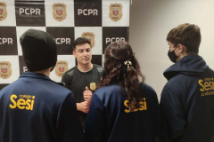 PCPR ministra palestra para mais de 600 alunos sobre crimes em ambientes virtuais