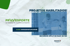 Governo divulga projetos habilitados no programa Proesporte