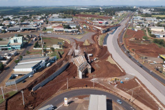 Obra do novo Trevo Cataratas em Cascavel chega a 80% de conclusão 