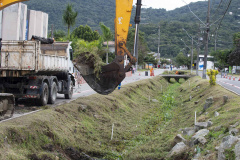 Máquinas começam a operar em obras de macrodrenagem em Matinhos