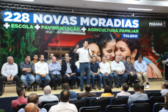 Governador Carlos Massa Ratinho Junior libera recursos para a infraestrutura urbana do município de Toledo, no Oeste do Estado - 