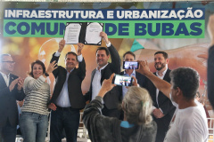 Governador autoriza obras de saneamento e energia na Ocupação Bubas, em Foz do Iguaçu