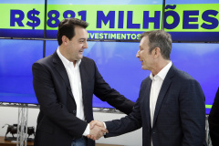 Governador Carlos Massa Ratinho Junior, recebeu representantes da empresa Volvo, que anunciaram investimentos de R$ 881 milhões na fabrica de Curitiba - 