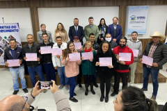 Turma da Carreta do Conhecimento de Automação Industrial se forma em Fazenda Rio Grande