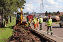 Começam as obras de reforço na segurança e iluminação no Contorno Sul de Curitiba