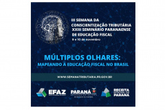   Governo promove a III Semana da Conscientização Tributária; inscrições seguem abertas 