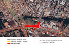 Desvio marginal trevo gaúchão Novo desvio no Trevo Gaúchão, em Umuarama, a partir de quinta-feira (17) 