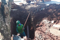 Obras na rede de distribuição melhoram abastecimento de água em Jesuítas