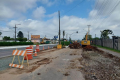 BR-376 tem bloqueios para avançar obra de novo viaduto em São José dos Pinhais 
