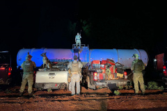 BPFRON e Polícia Federal apreendem mais de 2,5 toneladas de droga em Nova Aurora