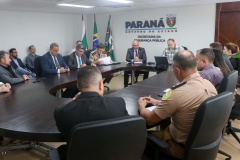 Secretário Hudson conclui agenda de encontros com representantes das forças de segurança