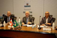 Vice-Governador Darci Piana em reunião com a Câmara de Comercio Brasil Canada.
