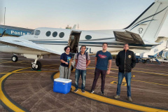 Aeronave do Estado agiliza transplante de rins em Maringá com captação rápida em Ponta Porã