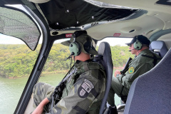 Com uso de aeronaves e barcos, Estado reforça atendimento e monitoramento da Costa Noroeste