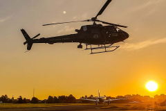 Grupamento de Operações Aéreas da PCPR registra aumento de 39% dos voos em 2022