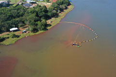 Dragagem no Lago Municipal de Cascavel alcança potência máxima