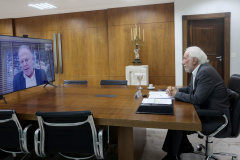 O governador em exercício Darci Piana participou da reunião consórcio Brasil Verde