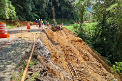 Estrada da Graciosa tem frentes de trabalho em quatro quilômetros